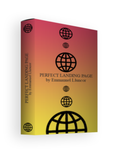 Libro amarillo con degradado anaranjado que permite a las empresas tener más ventas online a través de la creación de landing pages.