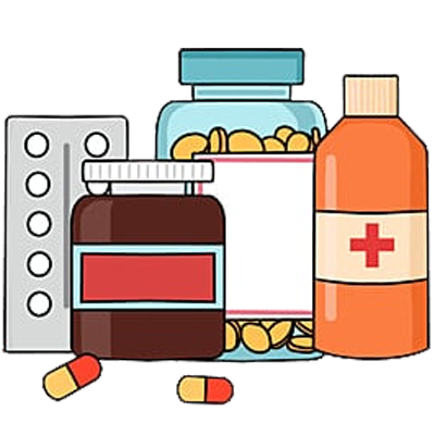 Ilustración de medicinas