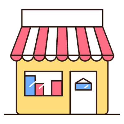 Ilustración conceptual de un minimarket