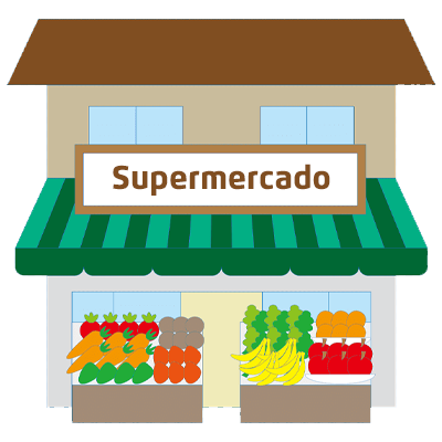 Fachada de supermercado