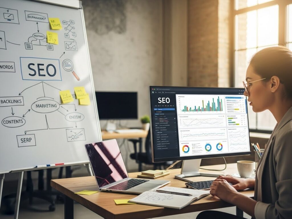 Search engine optimization (SEO) y estrategias de posicionamiento orgánico