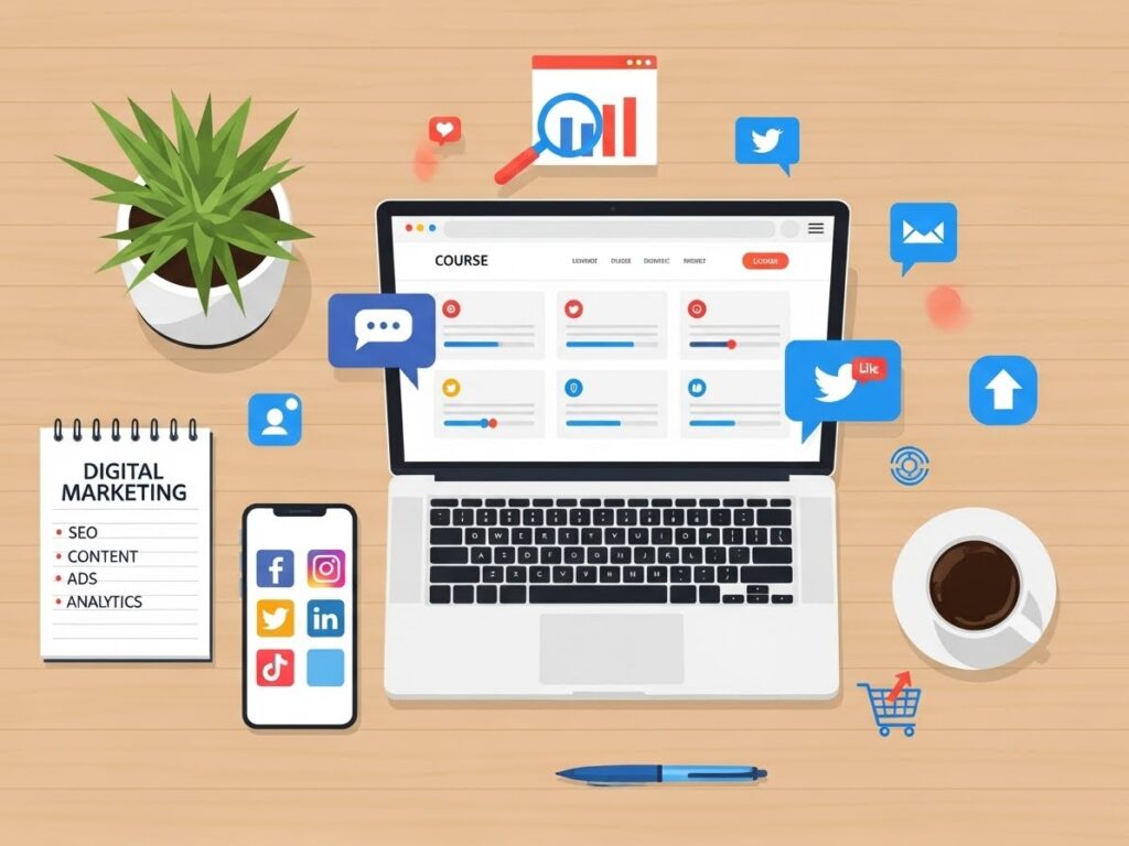 Curso de marketing digital y redes sociales: cómo elegir la formación ideal para impulsar su carrera profesional