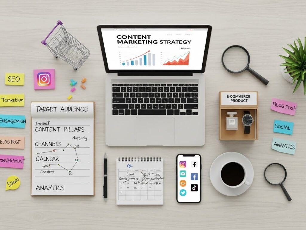 Cómo crear una estrategia de marketing de contenidos para ecommerce de manera efectiva