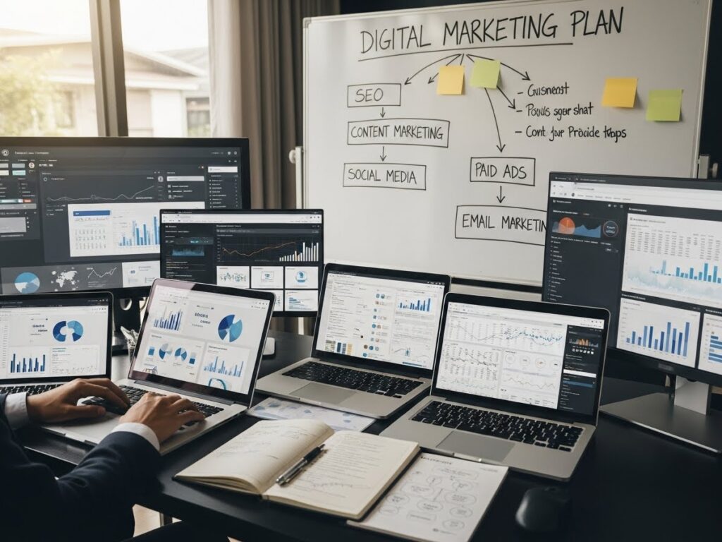 Cómo implementar un plan de marketing digital paso a paso para aumentar sus ventas online rápidamente